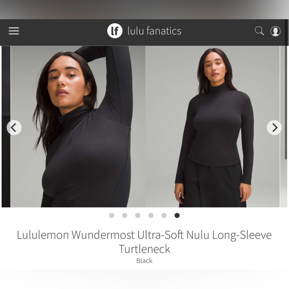 Lululemon Wundermost Ultra-Soft Nulu Long-Sleeve Turtleneck